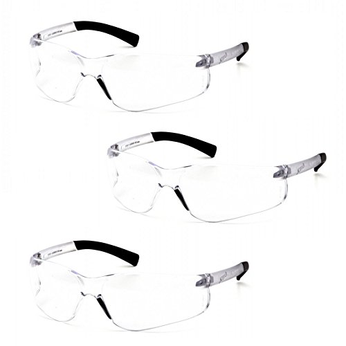 Pyramex Ztek Bifocal Reader Safety Glasses with Clear Lens S2510R1...