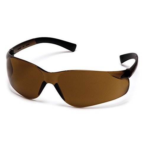 Pyramex Ztek Safety Glasses, Coffee Frame/Coffee Lens