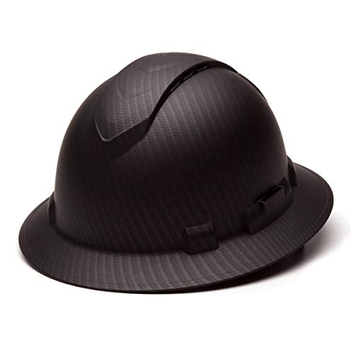 Pyramex Vented Full Brim RIDGELINE Patterned Hard Hat with 6 Point...