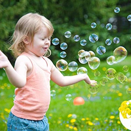 Q-BABY Dinosaur Bubble , Bubble Blower with 2 Bubble Solution, ...