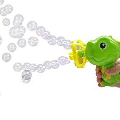 Q-BABY Dinosaur Bubble , Bubble Blower with 2 Bubble Solution, ...