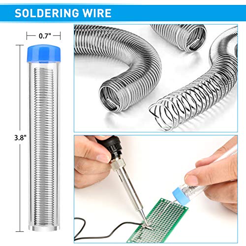 Soldering Iron Kit, 60W Upgraded Soldering Kits Adjustable Tempera...