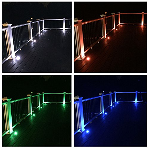 QACA Low Voltage LED Deck Lighting Kit Stainless Steel 0.2W~0.5W W...