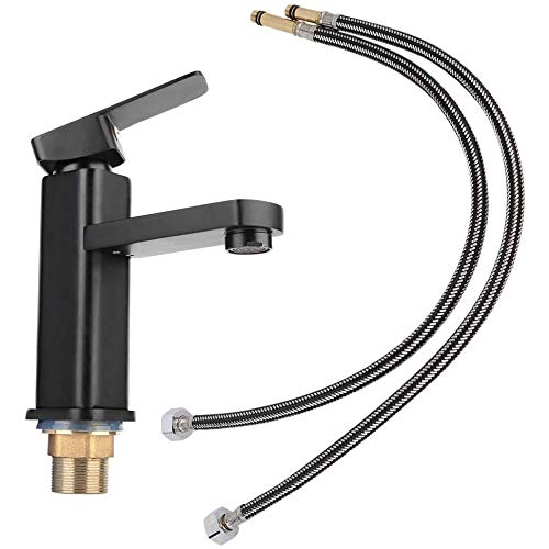 QASIN Basin Faucet Single Hole Sink Cold Hot Mixer Water Tap Water...