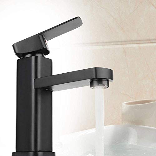 QASIN Basin Faucet Single Hole Sink Cold Hot Mixer Water Tap Water...