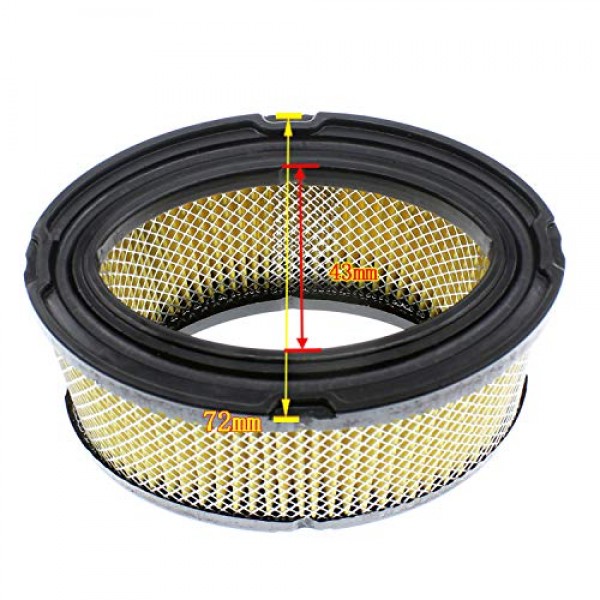 QAZAKY Carburetor Air Filter Replacement for Tecumseh 640023 64005...
