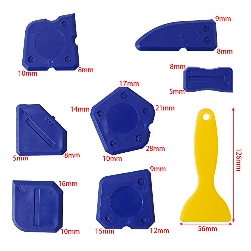 8 Pieces Caulk Tool Kit Sealant Silicone Finishing Tools Caulking ...