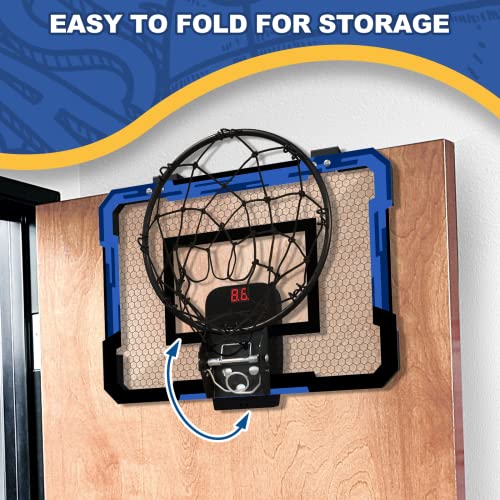 QDRAGON Mini Basketball Hoop, Over The Door Basketball Hoop Indoor...