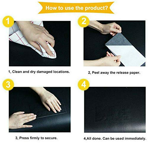 Self-Adhesive Leather Repair Patch,Leather Repair Tape 20×50cm/8×2...