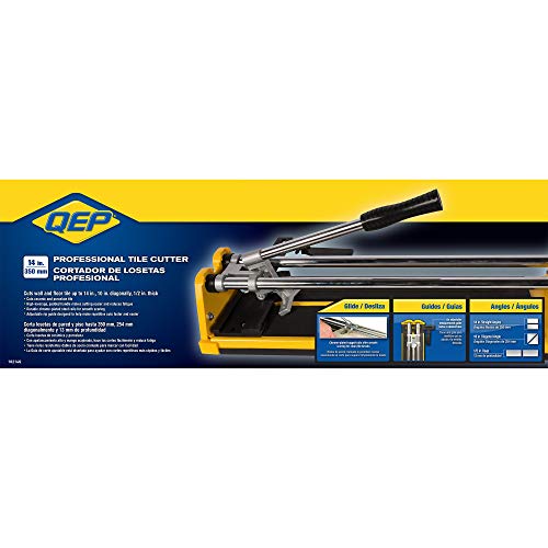 Tile Cutter, 1/2 in Cap, 14 in, Yellow