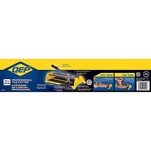 Tile Cutter, 1/2 in Cap, 14 in, Yellow