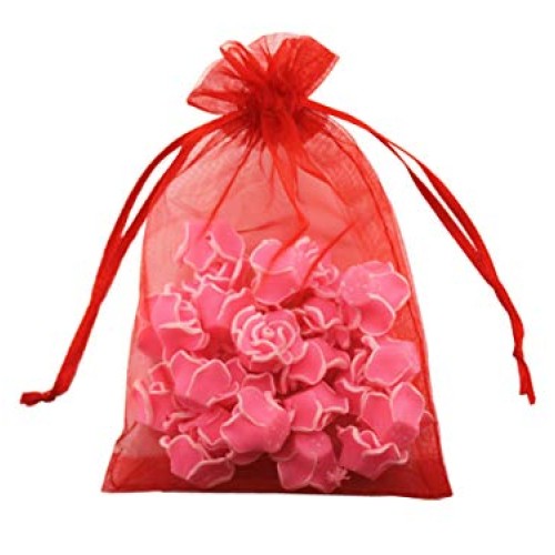 8 x 12 Inch 100 Drawstring Bags Gold Silver Fabric Jewelry Gift Po...