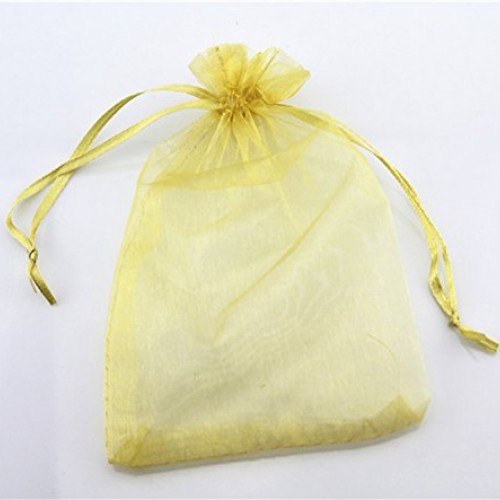 QIANHAILIZZ 50 Pack 12 x 16 Inch Drawstring Flower Bags Organza Je...