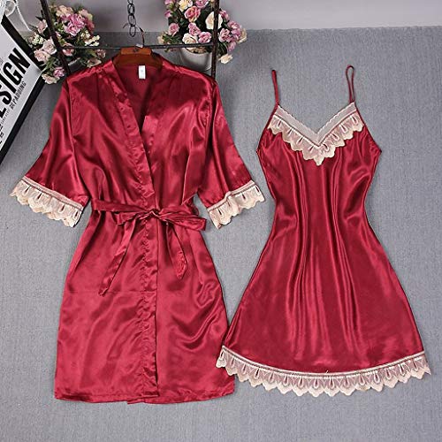 Women Underwear Lace Nightdress Nightgown Suit Lingerie Set - Bowk...
