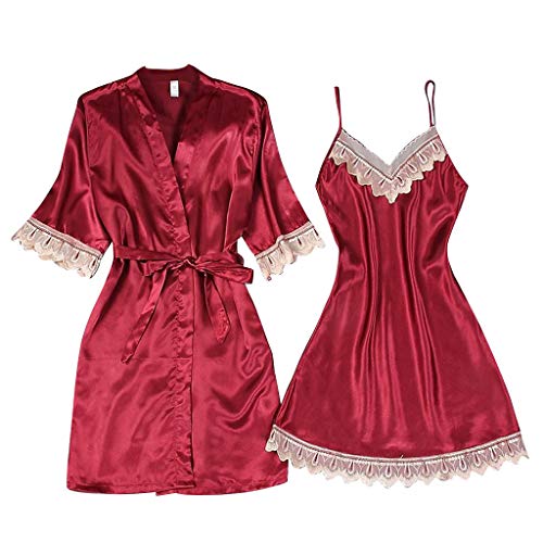 Women Underwear Lace Nightdress Nightgown Suit Lingerie Set - Bowk...