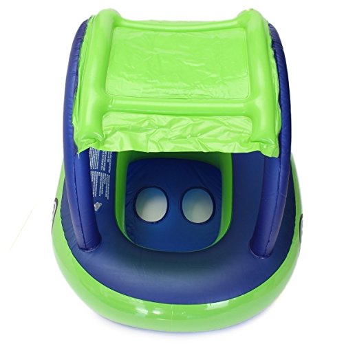 baby pool float with canopy Summer Steering Wheel Sunshade Swim Ri...