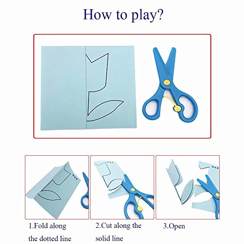 qiaoniuniu Fun Paper-Cut Set; Paper Cutting; Paper Art; Scissor Sk...