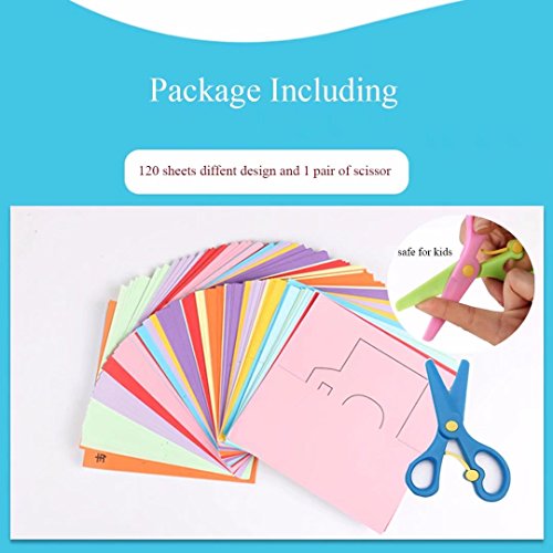 qiaoniuniu Fun Paper-Cut Set; Paper Cutting; Paper Art; Scissor Sk...