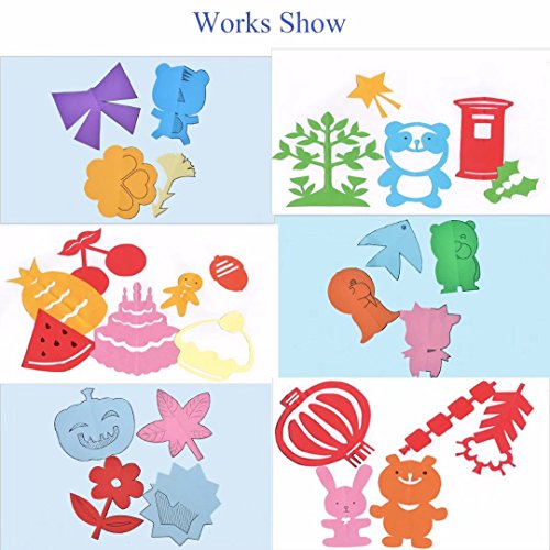 qiaoniuniu Fun Paper-Cut Set; Paper Cutting; Paper Art; Scissor Sk...