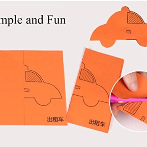 qiaoniuniu Fun Paper-Cut Set; Paper Cutting; Paper Art; Scissor Sk...