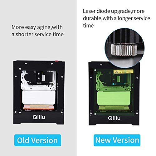 Qiilu 1500mw Laser Engraver Printer Upgrated Version Laser Engravi...