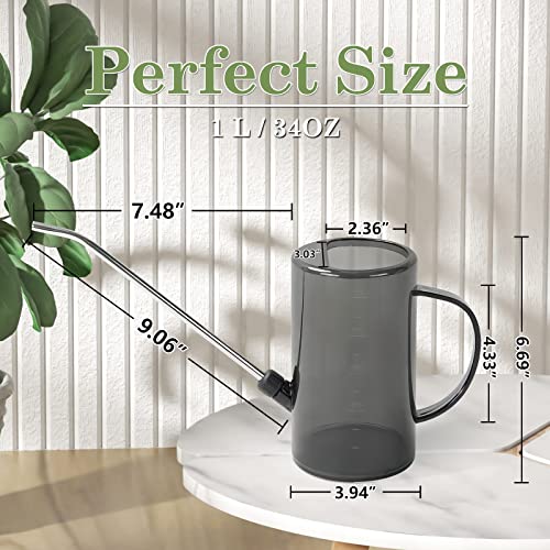Qilebi Small Watering Can for Indoor Plants, Indoor Watering Can w...
