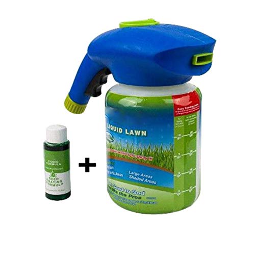 QinAi Home Hydro Seeding System, Liquid Spray Seed Lawn Care Grass...