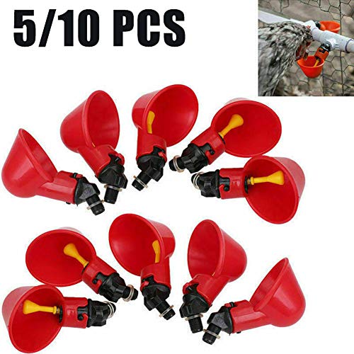 QINGKONG 5/10PCS Fully Automatic Poultry Drinking Machine Chicken ...