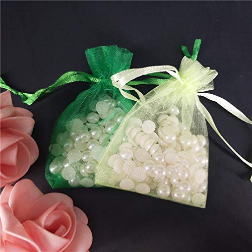 50Pcs Organza Sheer Gauze Element Jewelry Bags Packing Drawable Or...