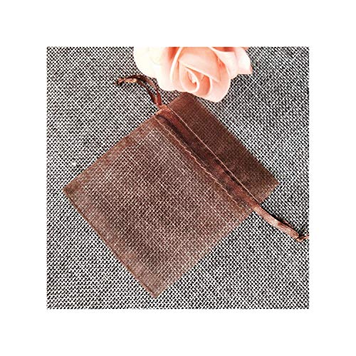 50Pcs Organza Sheer Gauze Element Jewelry Bags Packing Drawable Or...