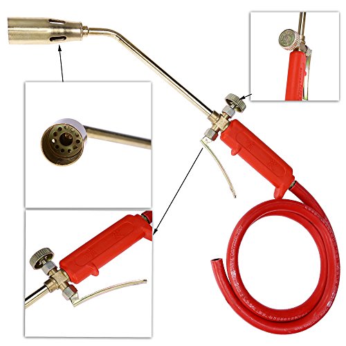 QKPARTS Portable BURNING Propane Torch Weed Burner Ice Melter Melt...