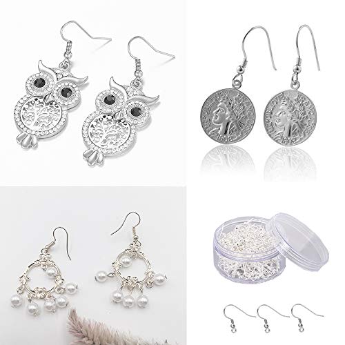 200PCS Hypoallergenic Bead & Spring Surgical Stainless Steel Earri...