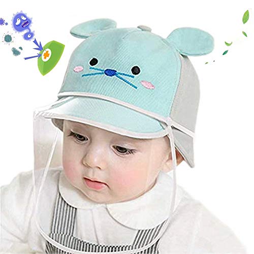Kids Protective Hat Double-sided Front and Rear Cute Mouse Style R...