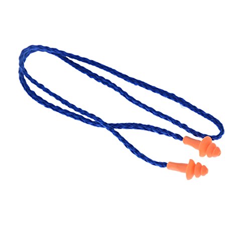 10 Pairs Soft Silicone Corded Ear Plugs Reusable Sleep Swim Noise ...