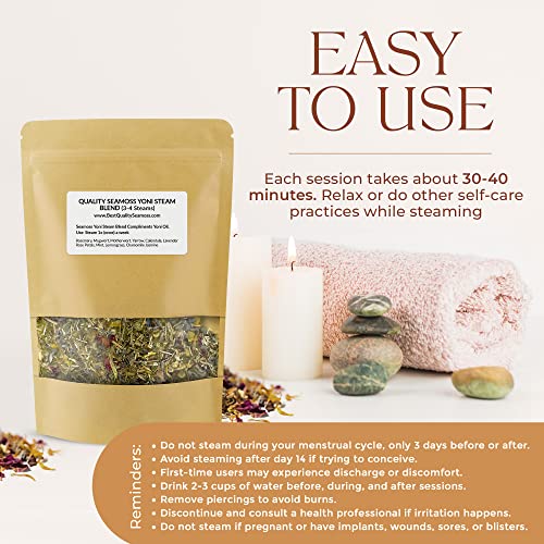 Sitz bath Yoni Oil Steam Herbs Relaxing Facial SelfCare, Ph Balanc...