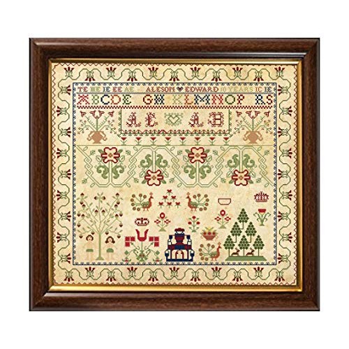 Antique 1791 Scottish Sampler Reproduction Cross Cross Stitch Coun...