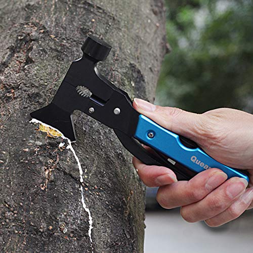 Multiool Axe,Survival Gear Kit,14 in 1 Camping Gear with Hatchet H...