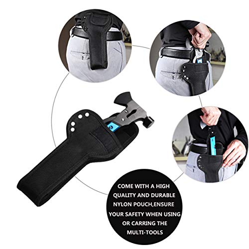 Multiool Axe,Survival Gear Kit,14 in 1 Camping Gear with Hatchet H...