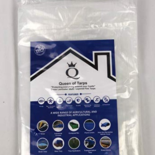 10x12 Heavy Duty Translucent Tarps, MOX Film Technology, Premium t...