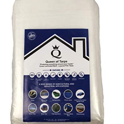 10x12 Heavy Duty Translucent Tarps, MOX Film Technology, Premium t...