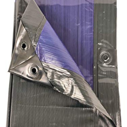 12x16 Heavy Duty Blue/Green Tarp, MOX Film Technology, Premium tar...