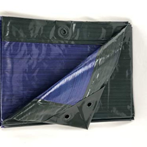 12x16 Heavy Duty Blue/Green Tarp, MOX Film Technology, Premium tar...