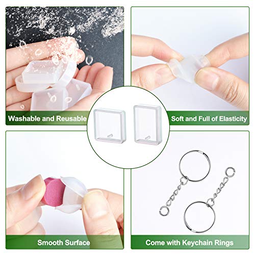 Resin Molds for Jewelry, 20 Pcs Silicone Resin Earring Jewelry Cas...