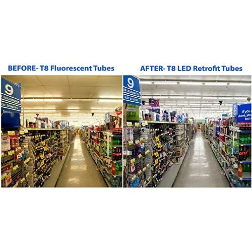 30 Pack T8, T10, T12, 4FT LED Frosted Lens Glass Type A & B Tube...