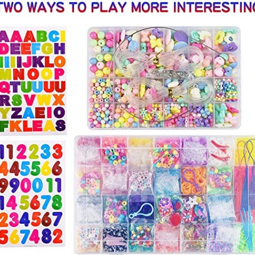 Queta 18000+ Colorful Loom Bracelet Making Kit，Rubber Bands for B...