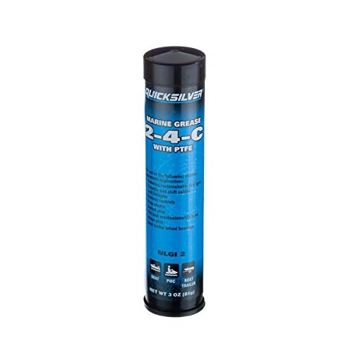 Quicksilver 802861Q1 2-4-C Marine Grease/Lubricant with PTFE, 3-Ou...