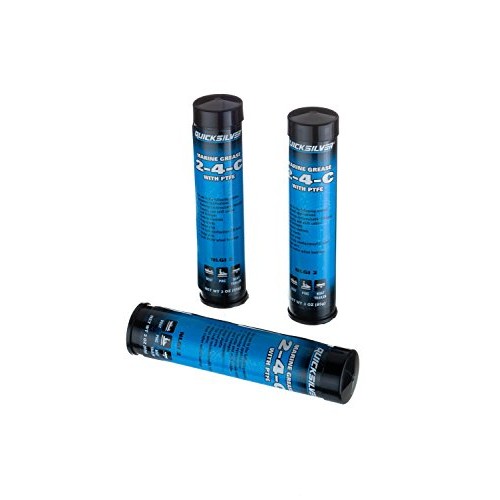 Quicksilver 802861Q1 2-4-C Marine Grease/Lubricant with PTFE, 3-Ou...