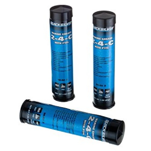 Quicksilver 802861Q1 2-4-C Marine Grease/Lubricant with PTFE, 3-Ou...