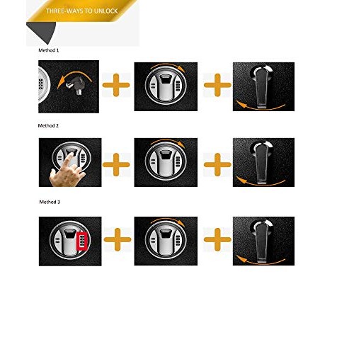 Quicktec Larger and Deeper Safe, Quick Access 5- Large Meta...