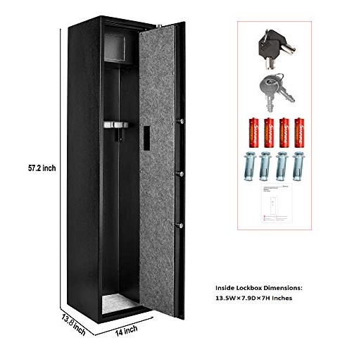 Rifle Safe Safe Quick Access 5- Shot Cabinet Large ...